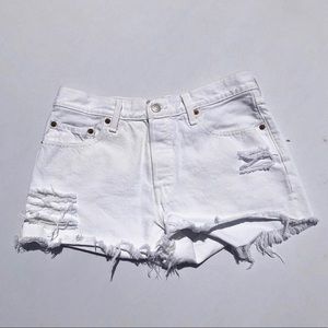 Distressed Levi Shorts